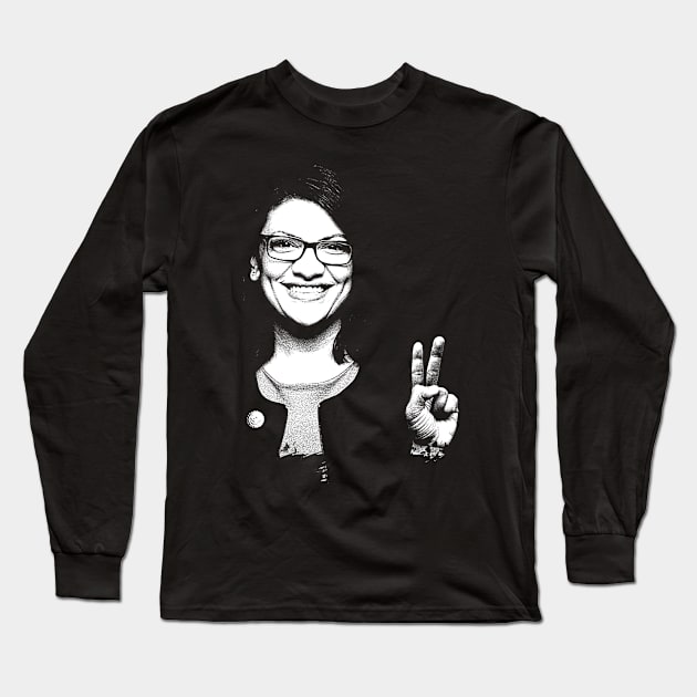 Tlaib want to stop genocide Long Sleeve T-Shirt by BlueRun